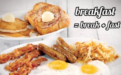 Breakfast to ‘break’ fast?