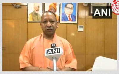 Did UP CM Yogi cuss at the cameraman in front of everyone?