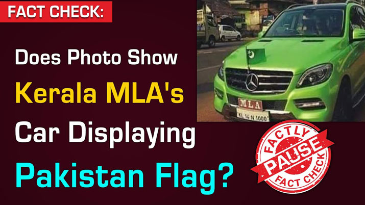 Kerala’s MLA put Pakistan’s flag