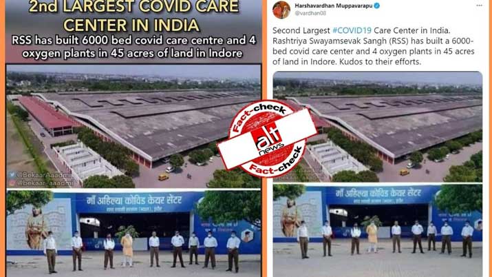 Did RSS ‘Built’ Indore’s COVID Care Facility?