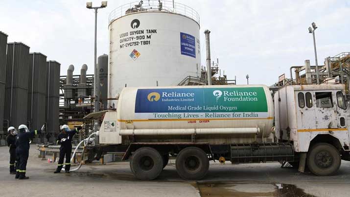 Did Reliance re-label the Oxygen dispatched from Saudi Arabia?