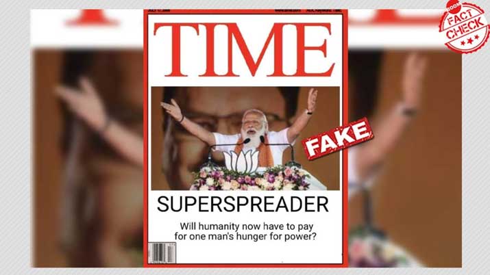 Did The Time magazine claim Modi as ‘superspreader’?