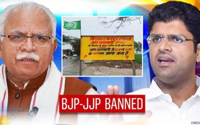 Are BJP Leaders Prohibited From Entering A Village?